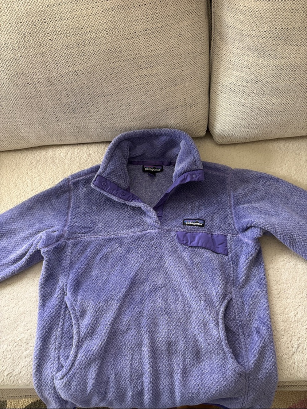Patagonia Purple Snap-T Fleece Pullover - Women's